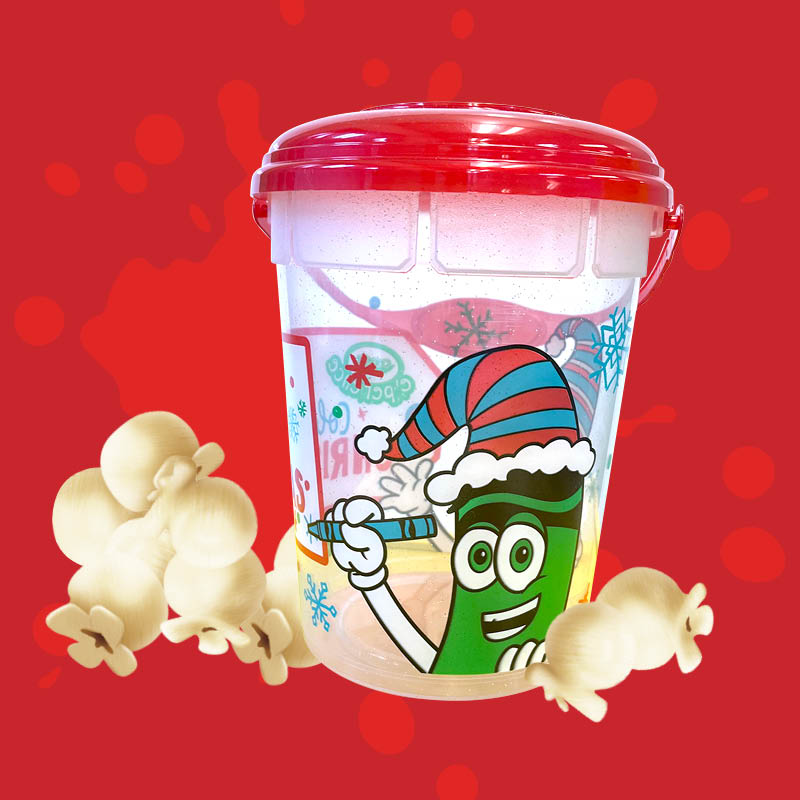 holiday popcorn bucket