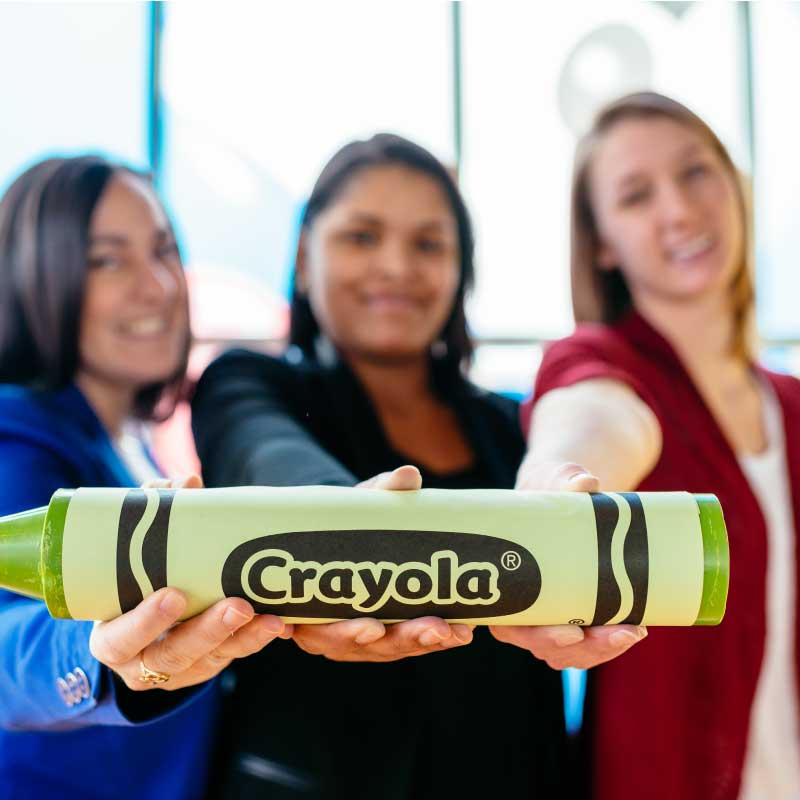Crayola Crayola Experience Chandler Arizona Az Elongated Pressato Fracassato Sigillato 