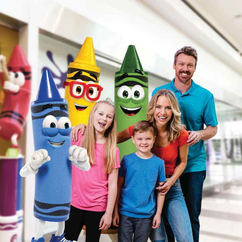 Family at Crayola Experience