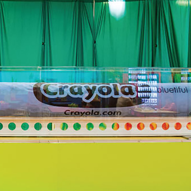 The world's largest Crayola crayon