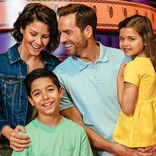 Family enjoying Crayola Experience