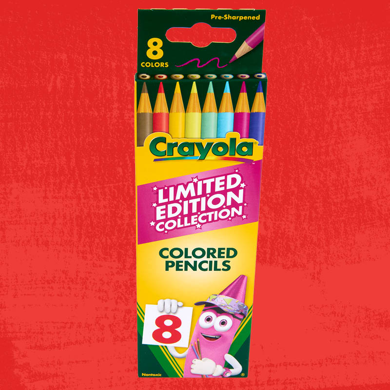 Limited Edition 8 count coloring pencils