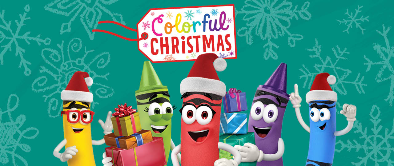 Crayola Experience-Colorful Christmas-Web Slider
