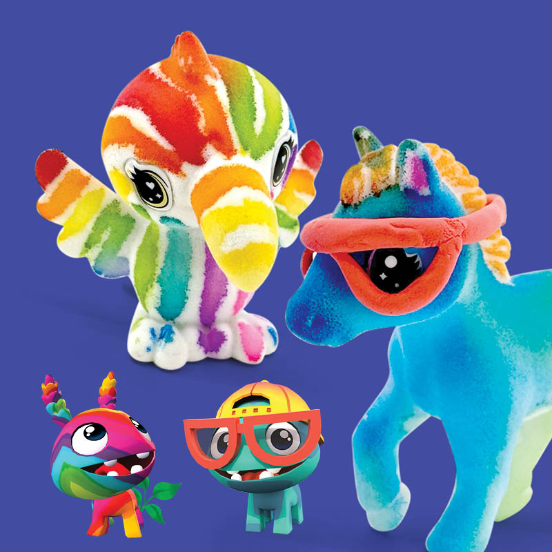 Scribble scrubbie pet designs inspired by Create and Play characters