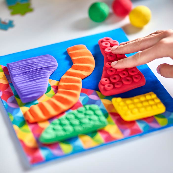 Model Magic Sensory Touch Board