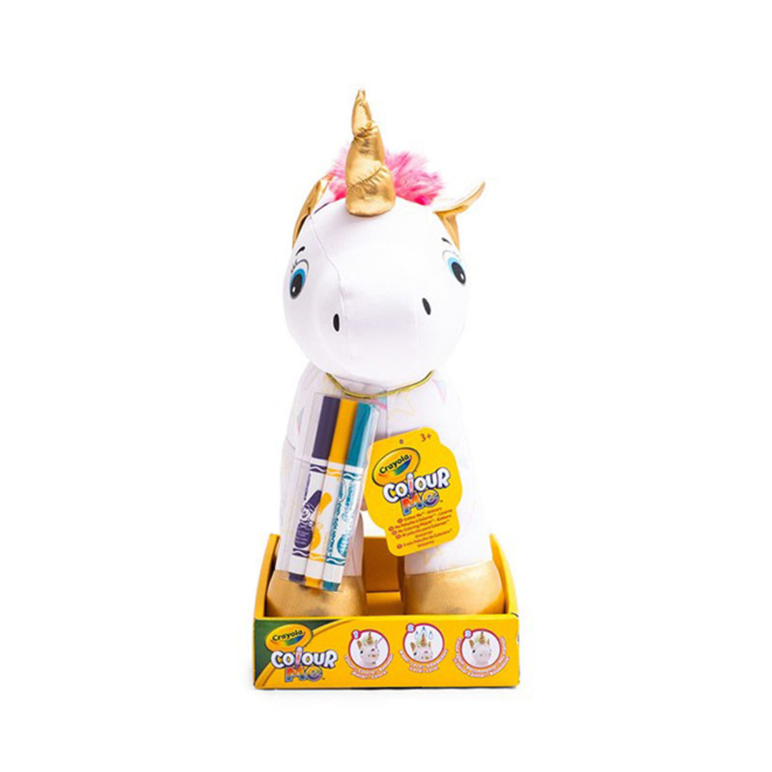 Crayola Colora il tuo peluche  - Unicorno vista frontale