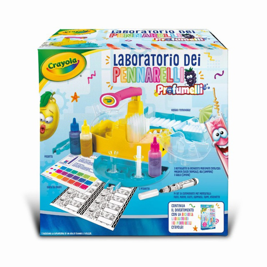 Laboratorio Pennarelli Profumelli Neon vista posteriore