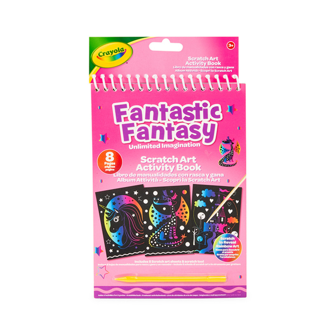 Special Edition - Scratch Art Activity Book Fantastic Fantasy vista frontale