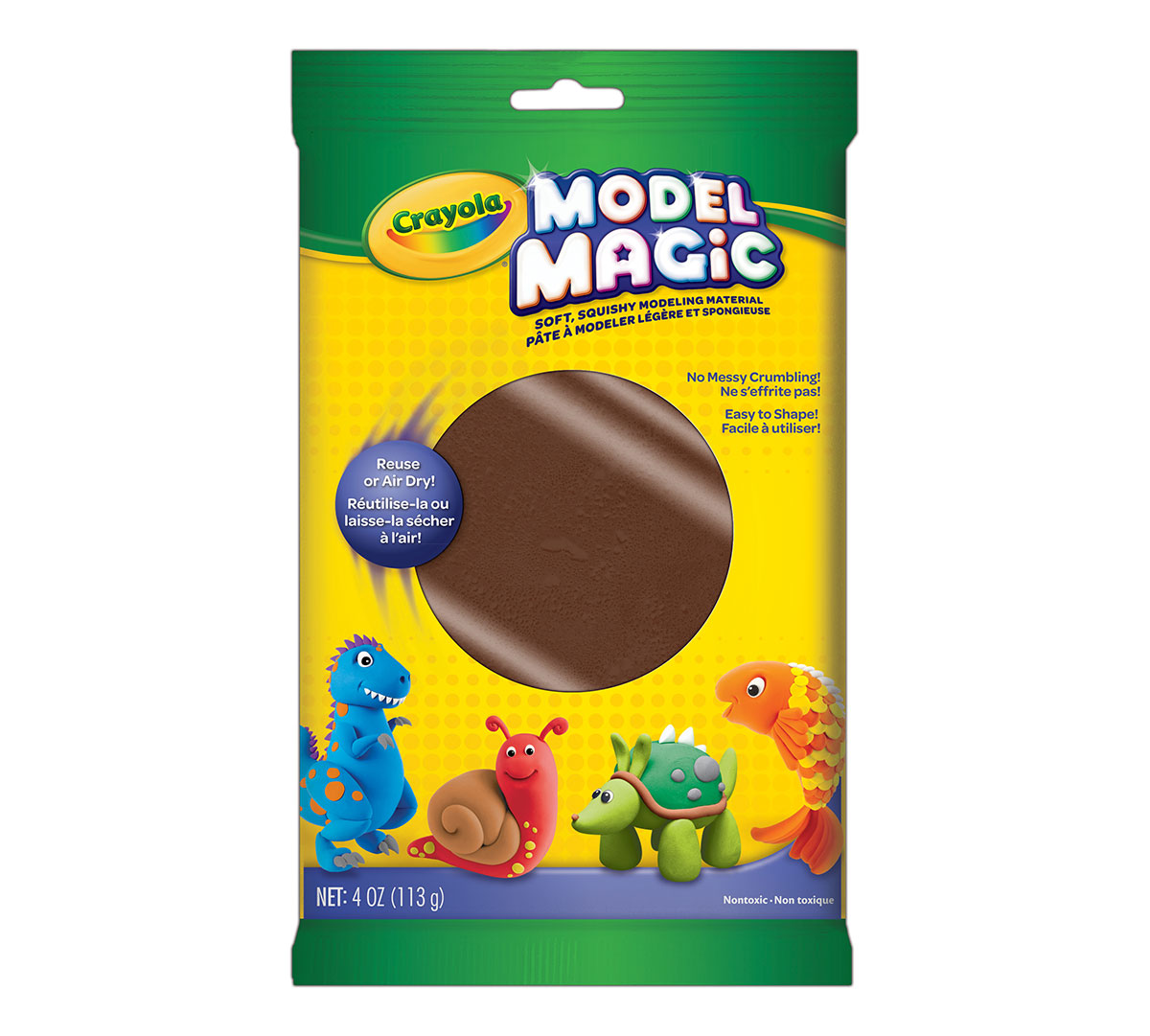 Model Magic 4oz Pack Assorted Colors  Earthtone