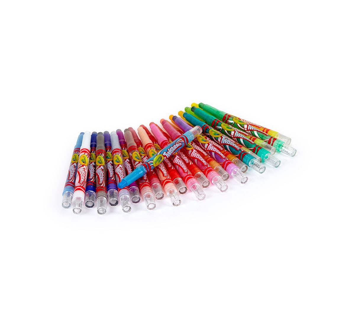 24 count Mini Twistable Crayons contents