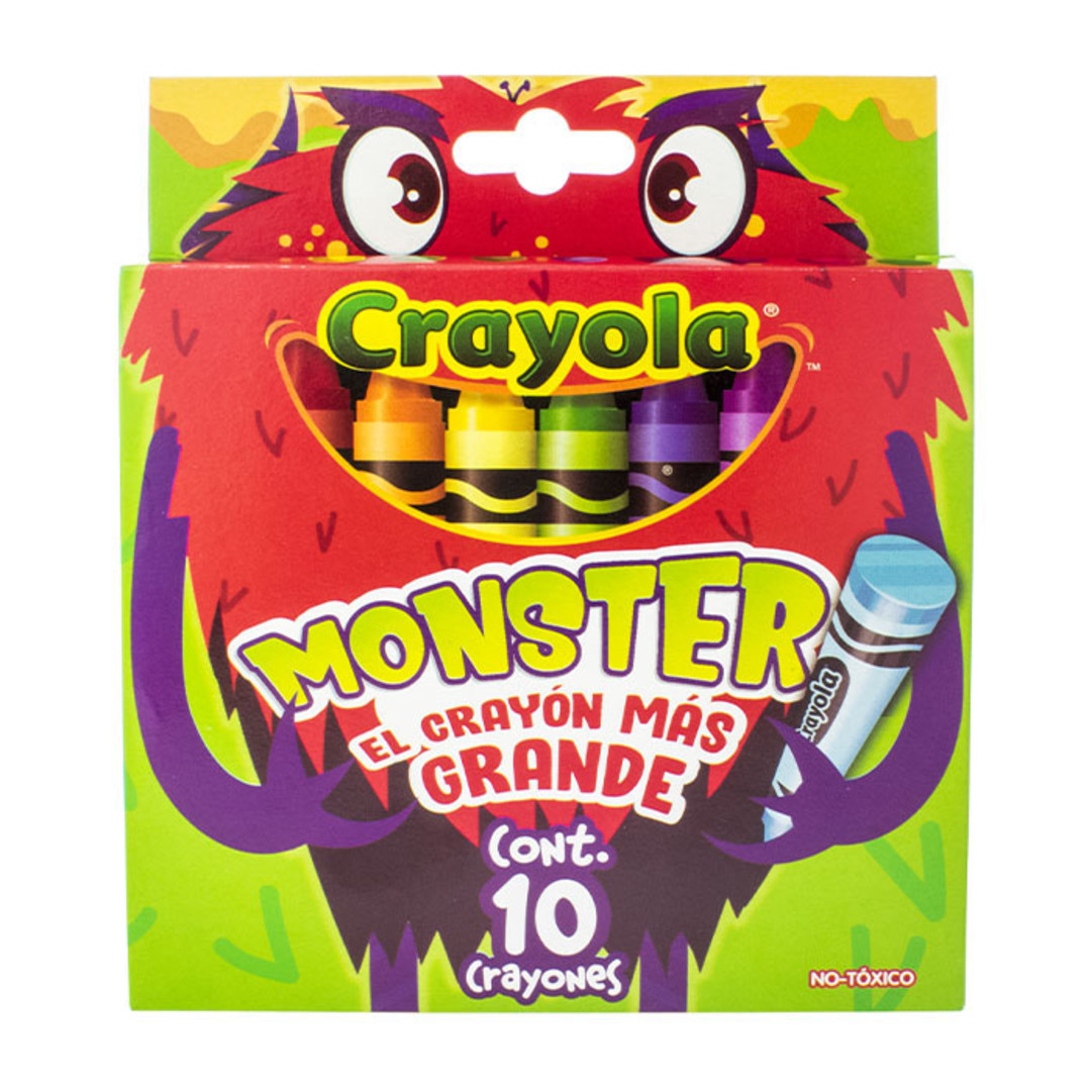 10 Crayones Monster Front view