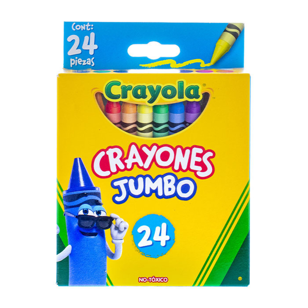 24 Crayones Jumbo Front view